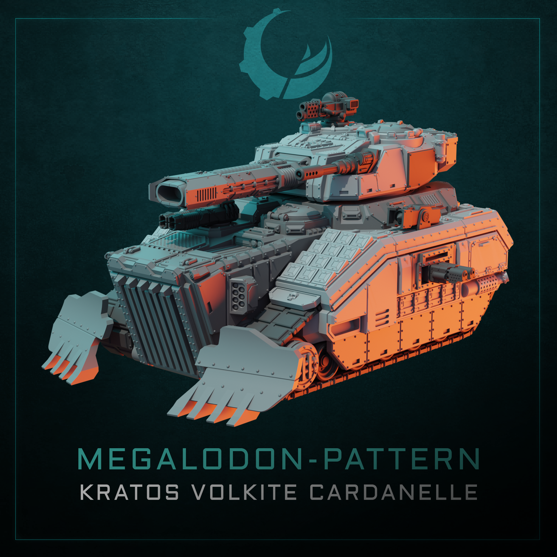 Megalodon-Pattern Heavy Assualt Vehicle - Sci fi/Modern - Modular - Magnet Ready