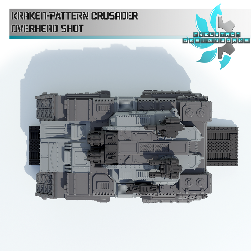 Kraken-Pattern Heavy Assault Vehicle - Sci fi/Modern - Modular - Magnet Ready