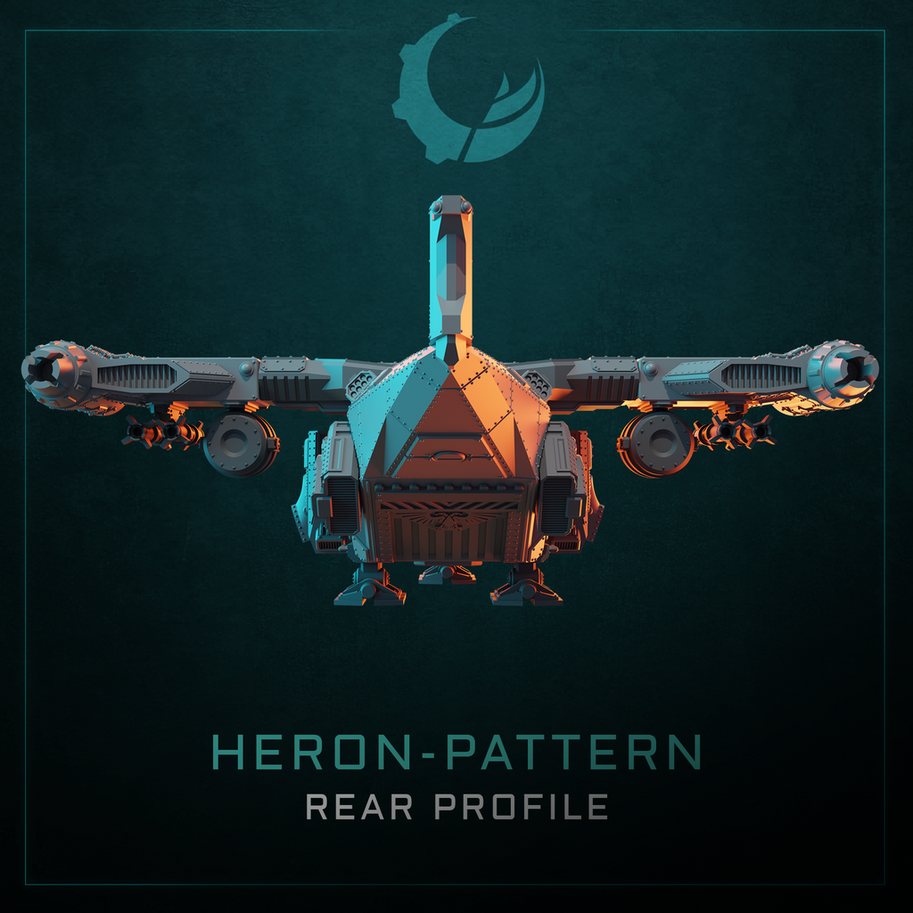 Heron-Pattern VTOL Assault Carrier - Sci fi/Modern - Modular - Magnet Ready