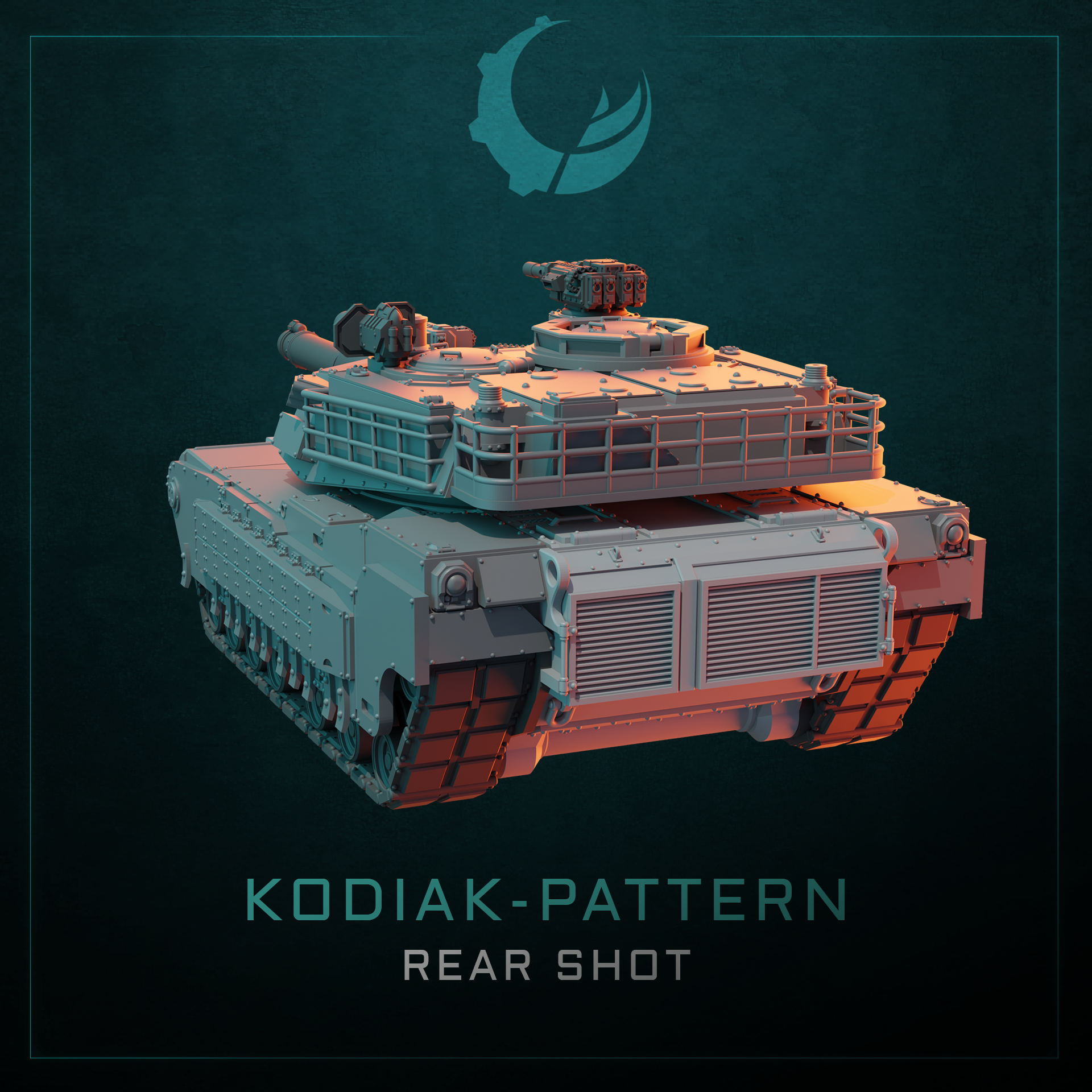 Kodiak-Pattern Main Battle Tank - Sci fi/Modern - Modular - Magnet Ready