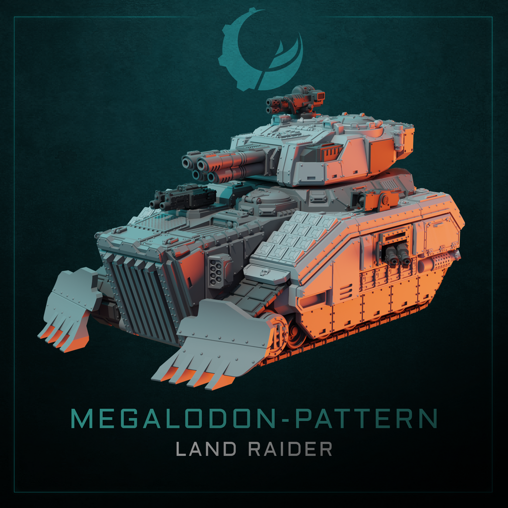 Megalodon-Pattern Heavy Assualt Vehicle - Sci fi/Modern - Modular - Magnet Ready