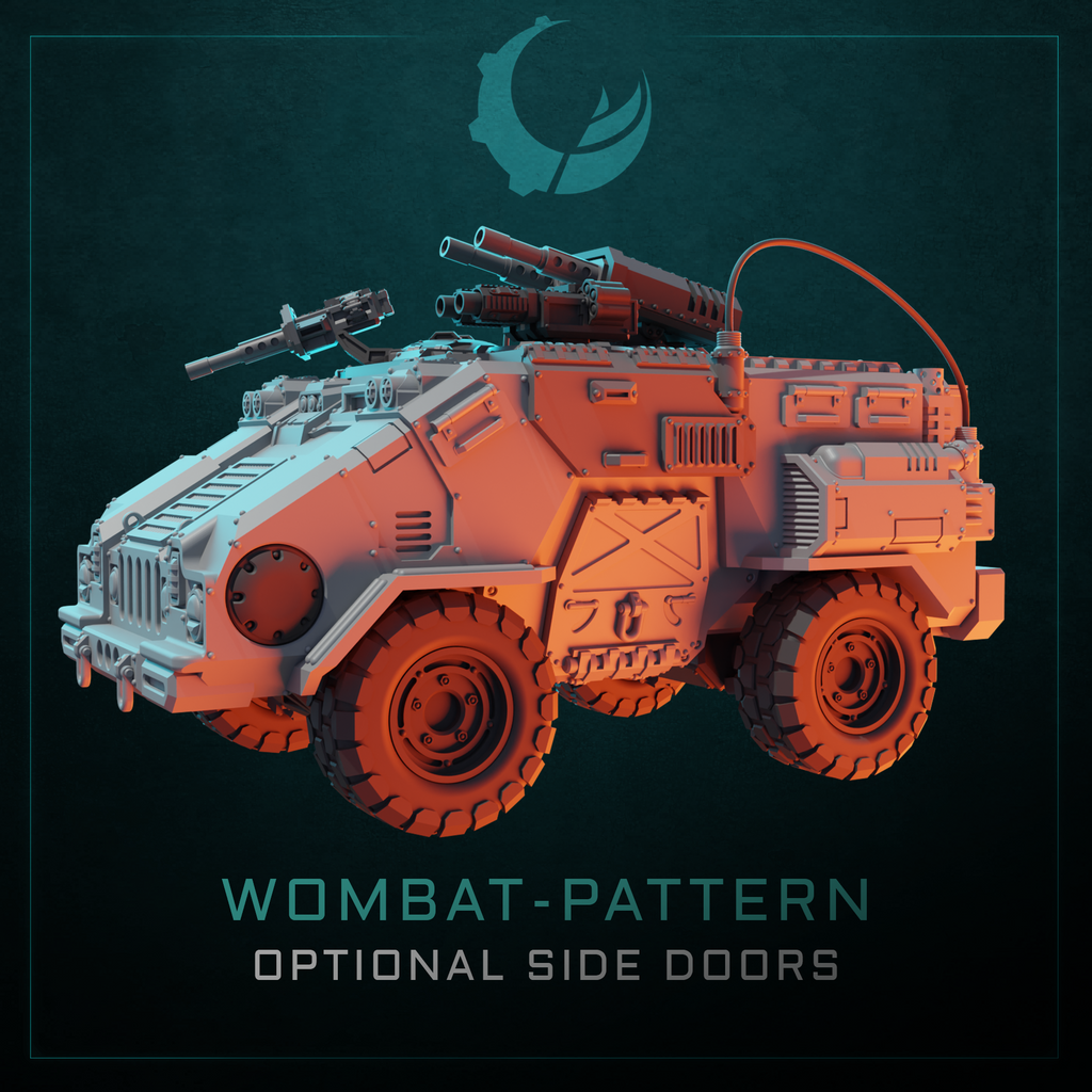 Wombat-Pattern ATCV - Sci fi/Modern - Modular - Magnet Ready