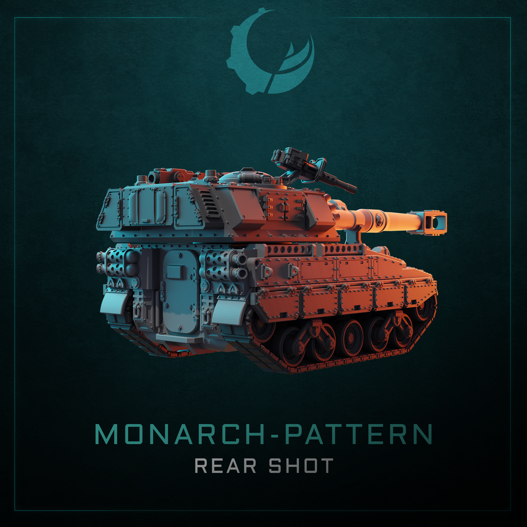 Monarch-Patten Self-Propelled Artillery - Sci fi/Modern - Modular - Magnet Ready