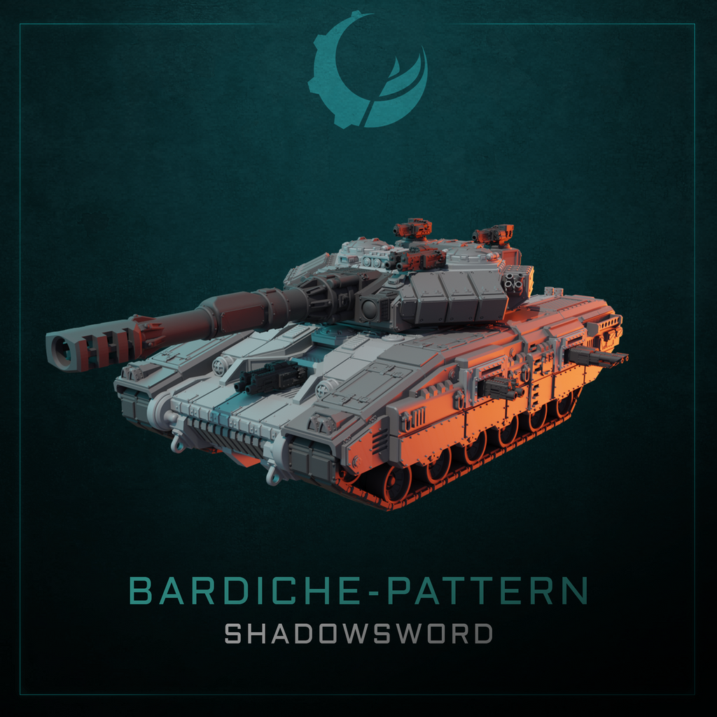 Bardiche-Pattern Super Heavy Tank - Sci fi/Modern - Modular - Magnet Ready