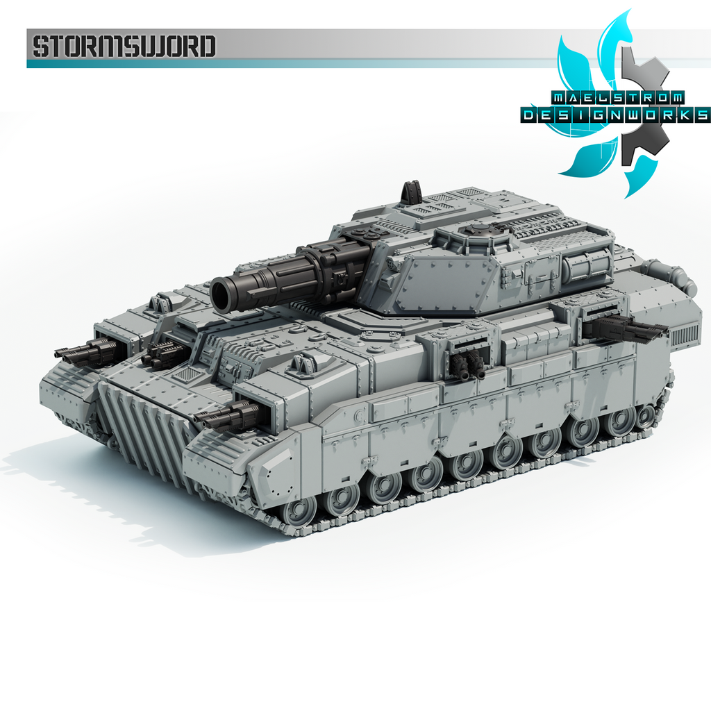 Ursus Rex-Pattern Super Heavy Battle Tank - Sci fi/Modern - Modular - Magnet Ready