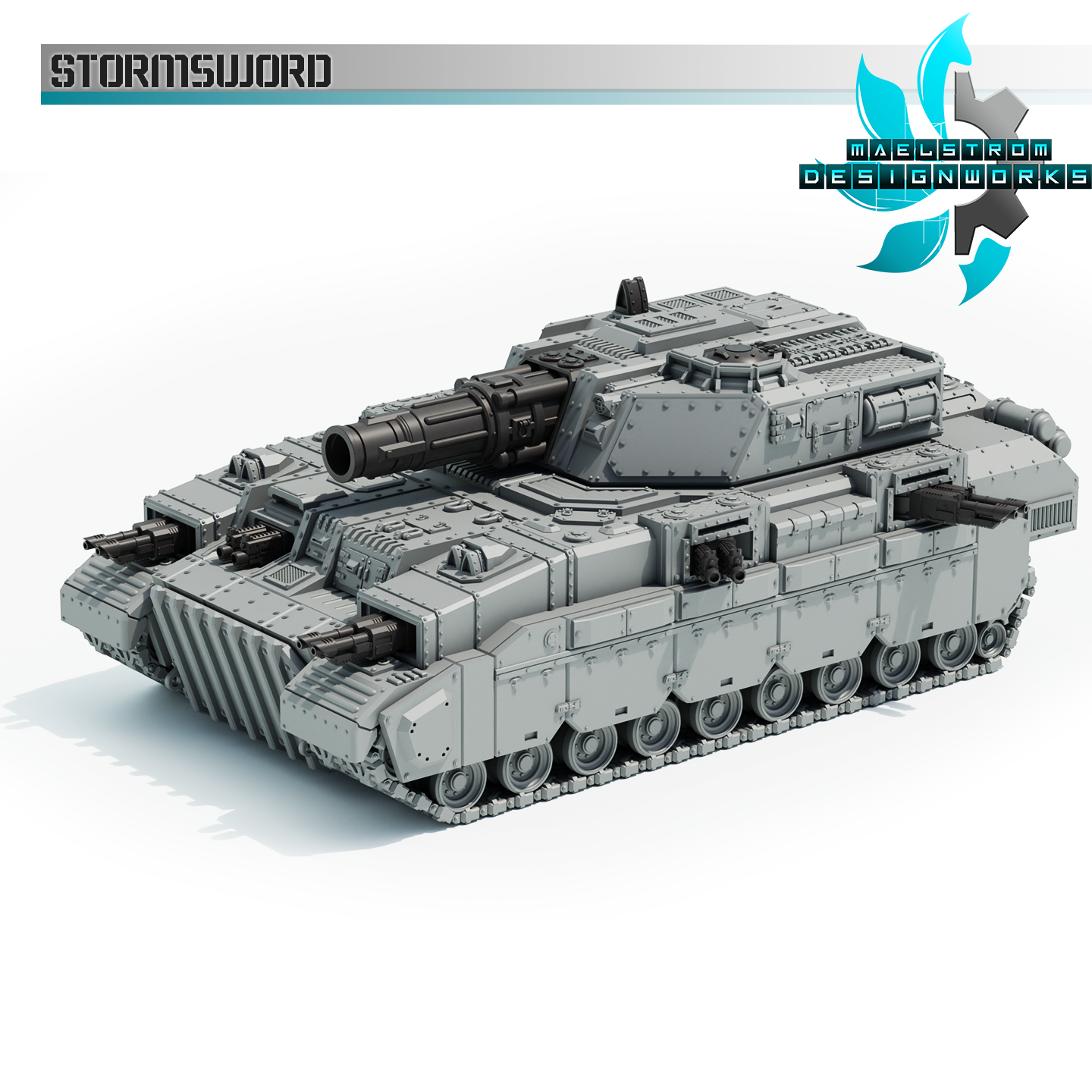 Ursus Rex-Pattern Super Heavy Battle Tank - Sci fi/Modern - Modular - Magnet Ready
