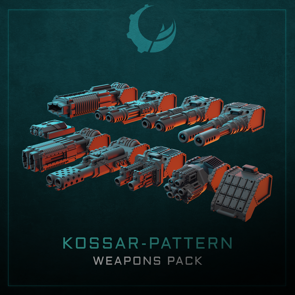 Kossar-Pattern Tank/APC/IFV/TD - Sci fi/Modern - Modular - Magnet Ready