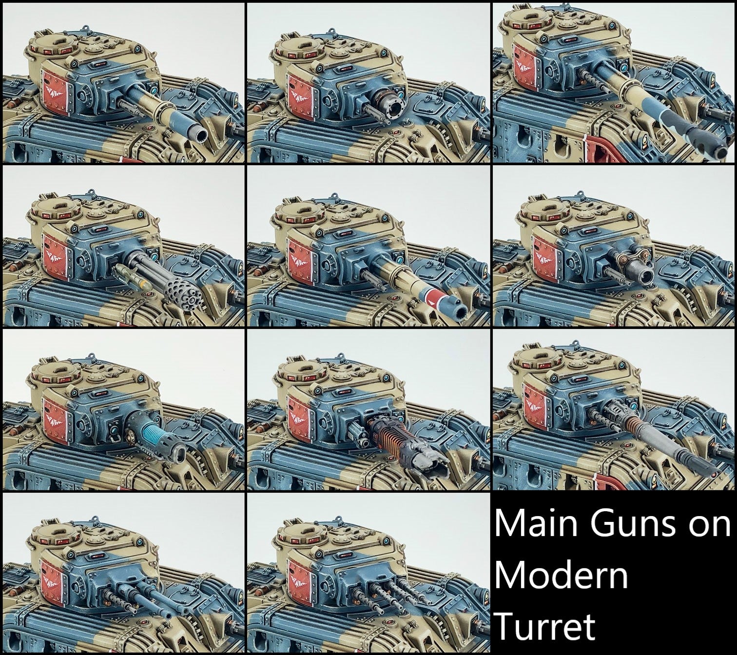 Kli-San Battle Tank - Sci fi/Modern - Modular - Magnet Ready