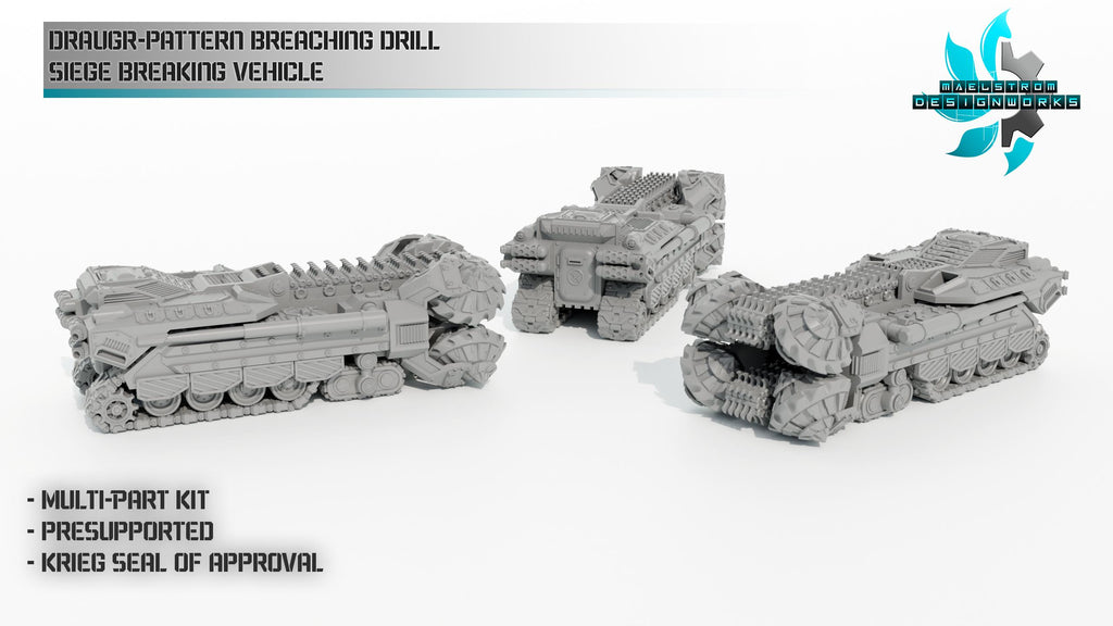 Draugr-Pattern Breaching Drill - Sci fi/Modern
