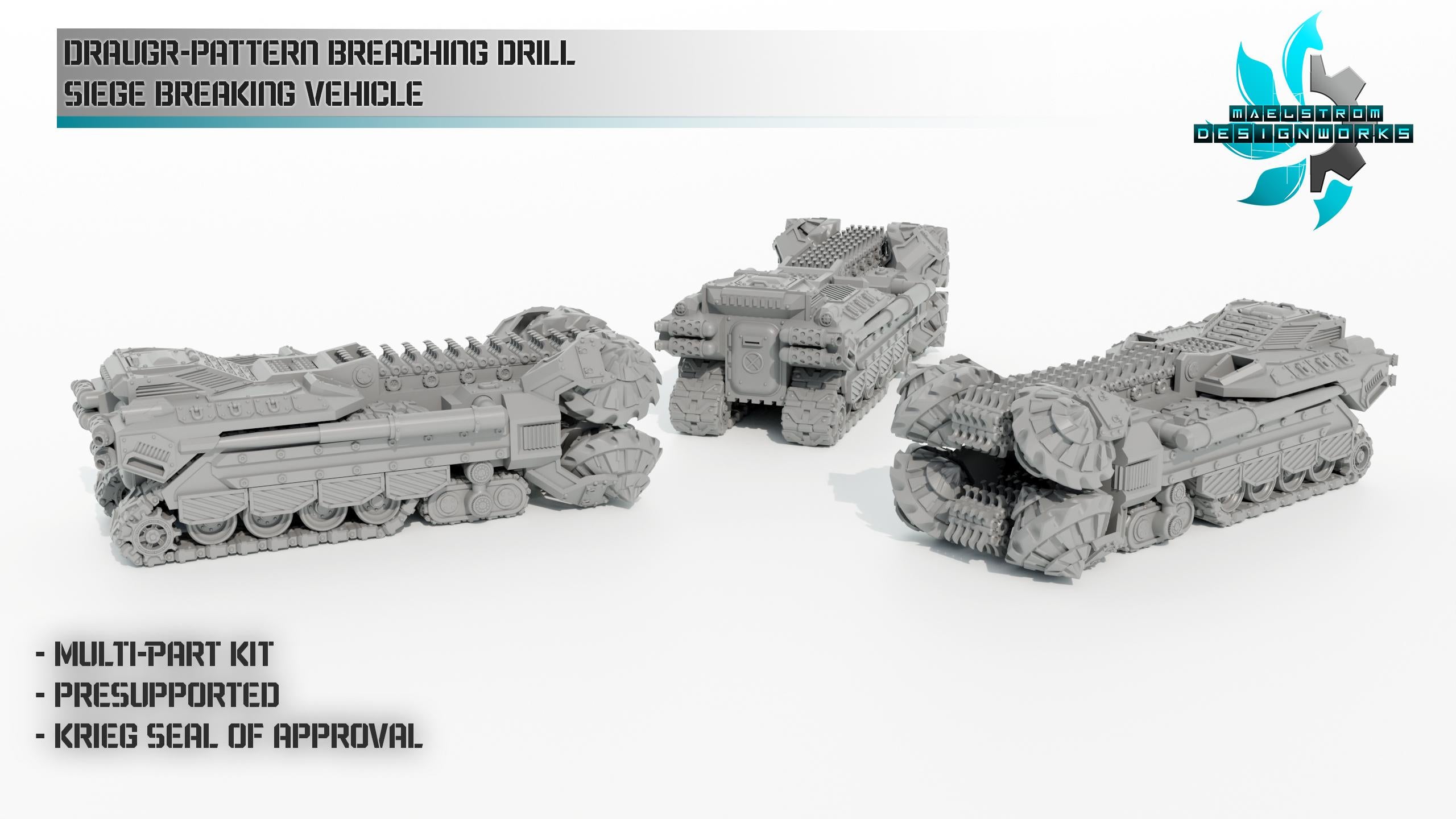 Draugr-Pattern Breaching Drill - Sci fi/Modern