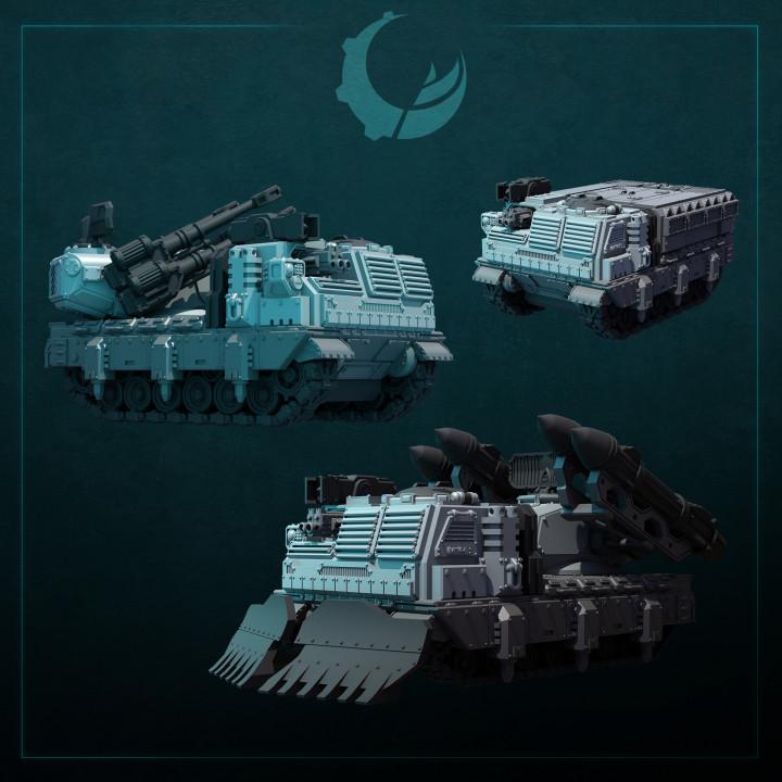 Streltsi-Pattern MLRS - Sci fi/Modern - Modular - Magnet Ready