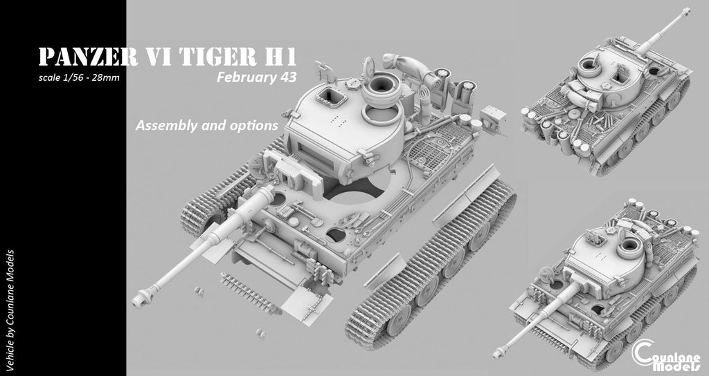 Tiger 1 H1 - February 1943 - Historical - WW2 - 1/56