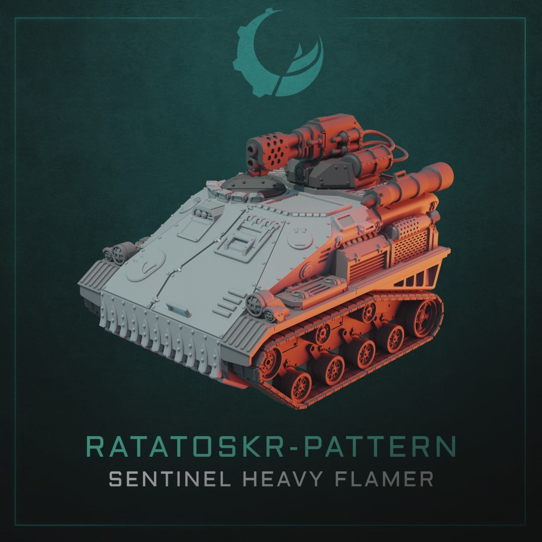Ratatoskr-Pattern Scout Tankette - Sci fi/Modern - Modular - Magnet Ready