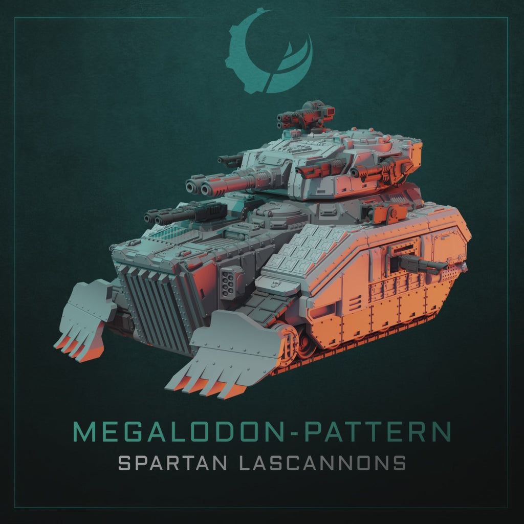 Megalodon-Pattern Heavy Assualt Vehicle - Sci fi/Modern - Modular - Magnet Ready