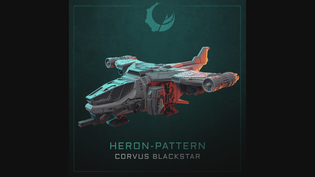 Heron-Pattern VTOL Assault Carrier - Sci fi/Modern - Modular - Magnet Ready