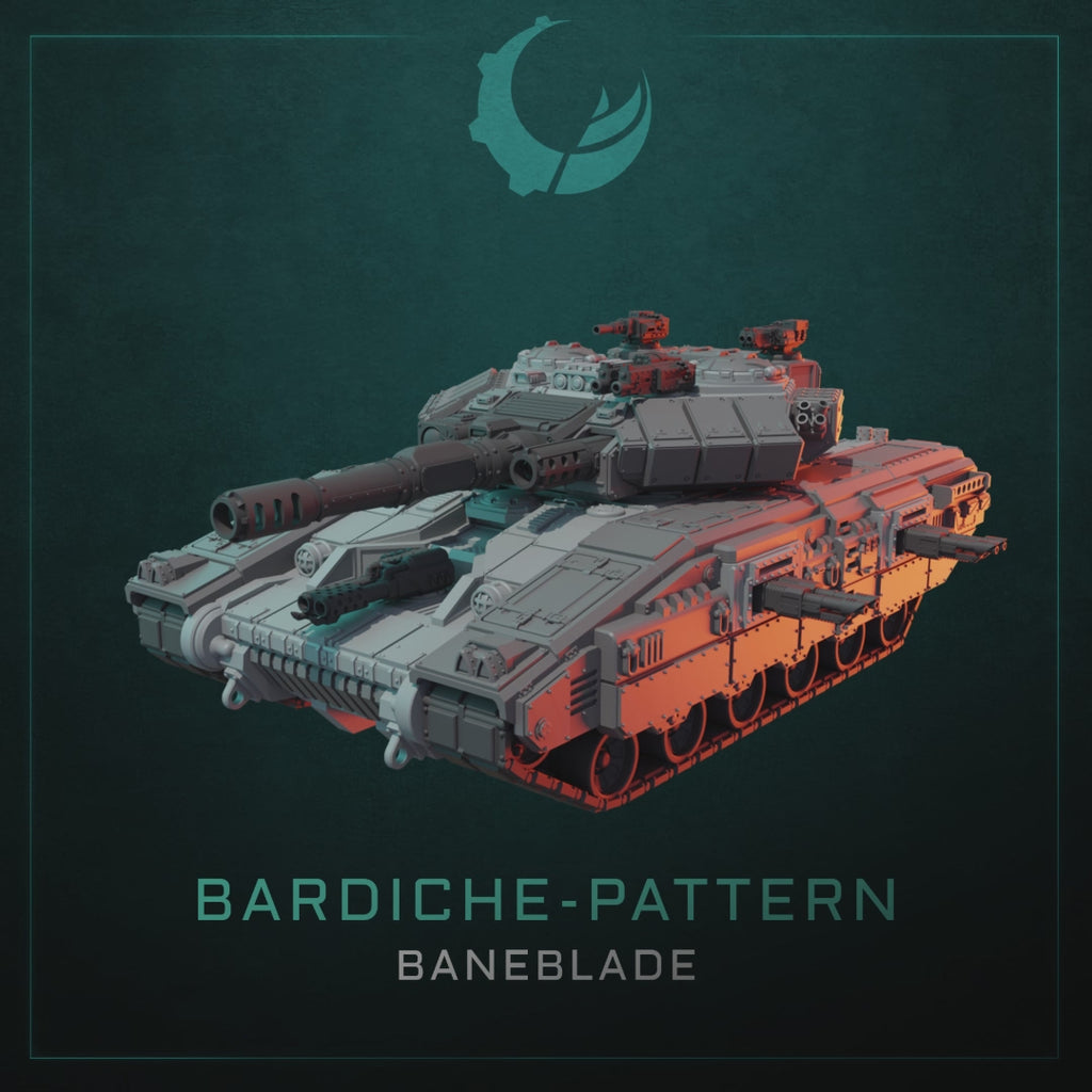 Bardiche-Pattern Super Heavy Tank - Sci fi/Modern - Modular - Magnet Ready